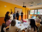Nicanor Sen visita el centro de Alzheimer León
