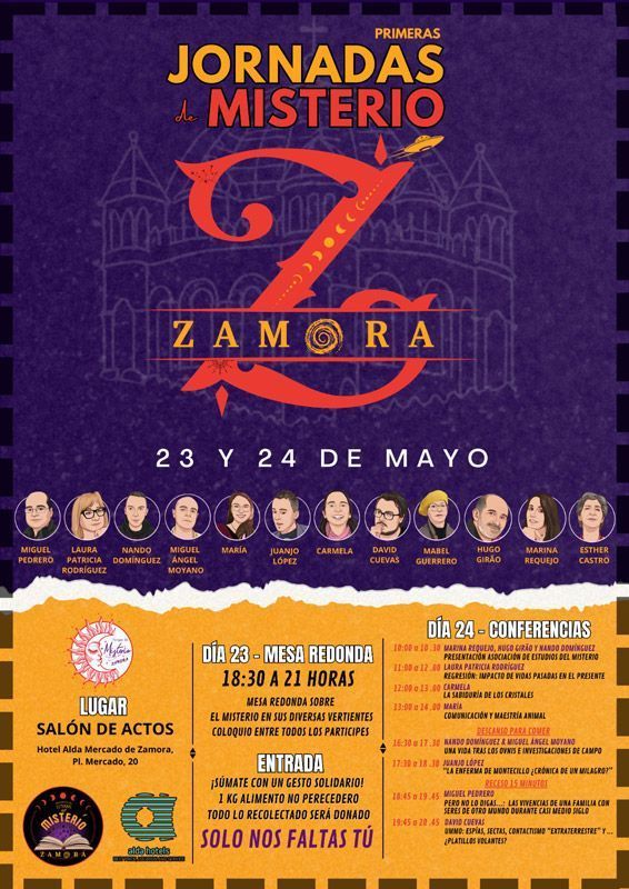 Zamora se adentra en lo desconocido con sus Iªs Jornadas del Misterio 1