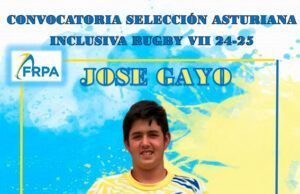 José Gayo, el rugbier con alma tabaresa, que representa a Asturias en el CESA Inclusivo