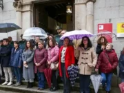 Minuto de silencio en memoria de la víctima de violencia machista en Asturias