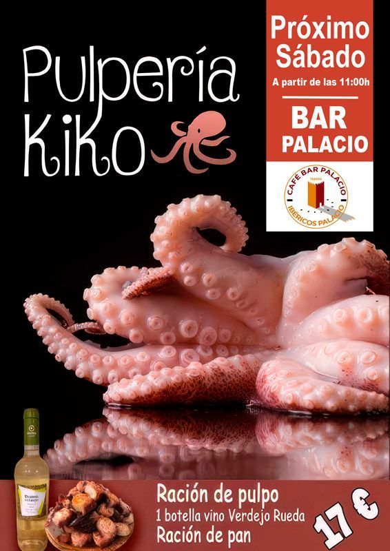 Tábara se rinde al sabor gallego con la "Pulpada a feira" del Bar Palacio este sábado 1