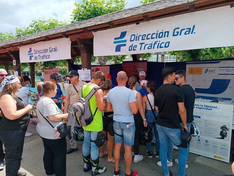 Actuaciones efectuadas por personal del Subsector de Tráfico de Zamora durante la concentración de motos del Lago de Sanabria. 1