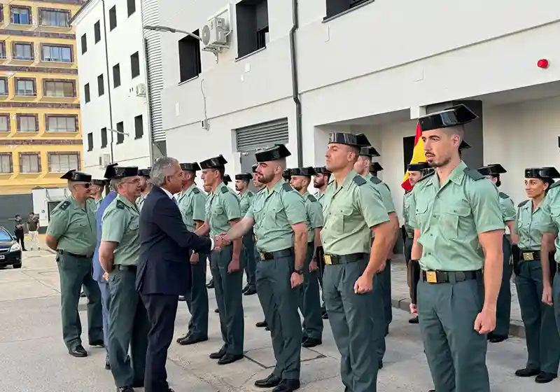 Casi 200 Guardias Alumnos en prácticas a la 12ª Zona de la Guardia Civil en Castilla y León. 1
