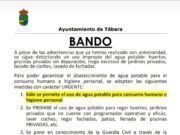 El Ayuntamiento adopta medidas urgentes para frenar el uso indebido del agua potable