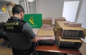 Más de 6.000 cajetillas de tabaco intervenidas por la Guardia Civil y un detenido por delito de contrabando
