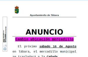 El mercadillo semanal de Tábara se traslada a la Cañada por las fiestas patronales