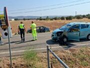 Nuevo accidente de tráfico en Tábara deja tres heridos tras una colisión frontal