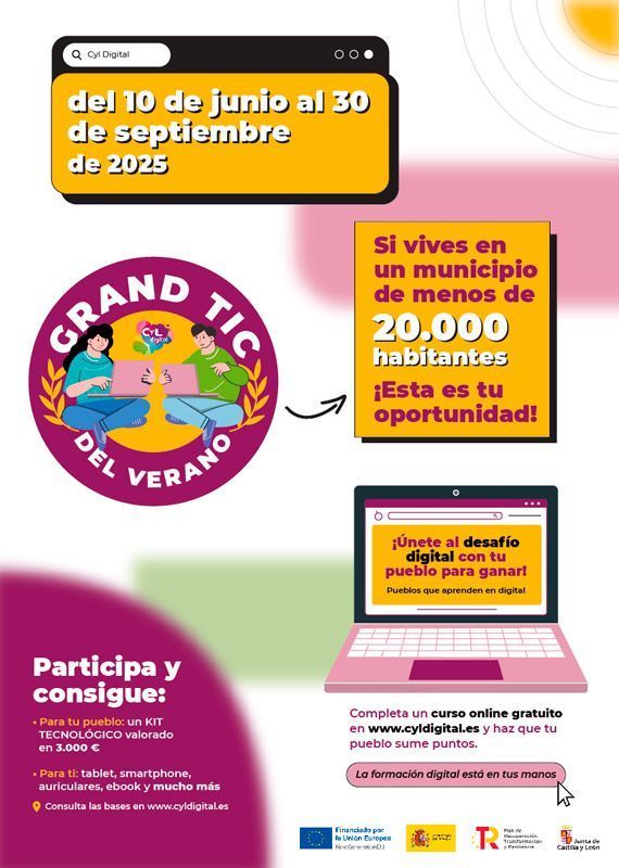 Un total de 85 municipios de Castilla y León se han sumado ya al reto digital del verano impulsado por la Junta 1