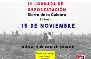 CNT convoca en Tábara la III Jornada de Reforestación el 15 de noviembre