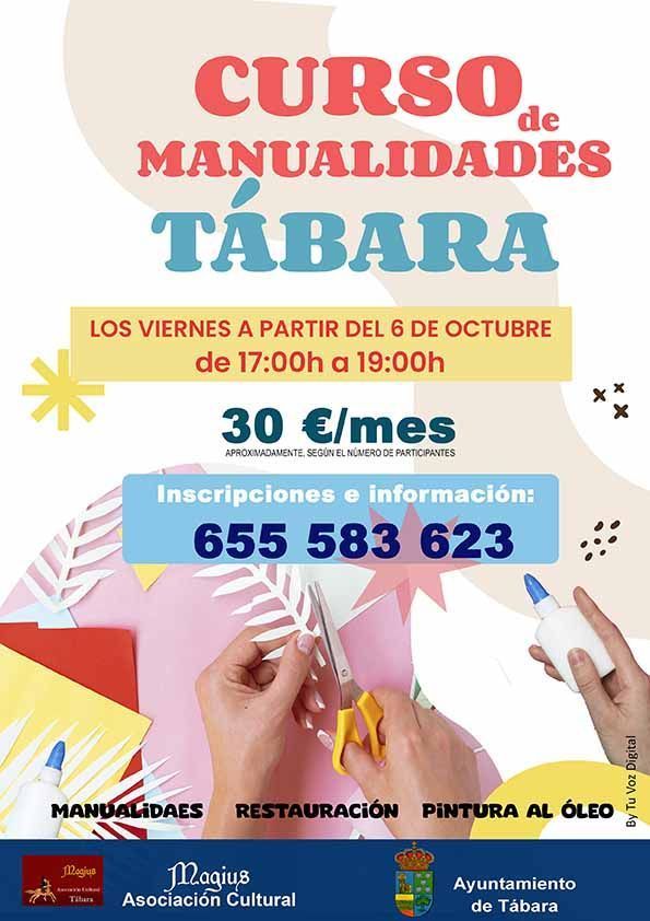 Tábara abre en octubre un curso de manualidades, restauración y pintura al óleo 1