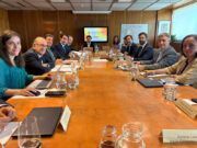Joan Groizard se reúne con Carlos Fernández y Juan Carlos Suárez para analizar la propuesta inicial de la Planificación de electricidad con horizonte 2030 en Castilla y León