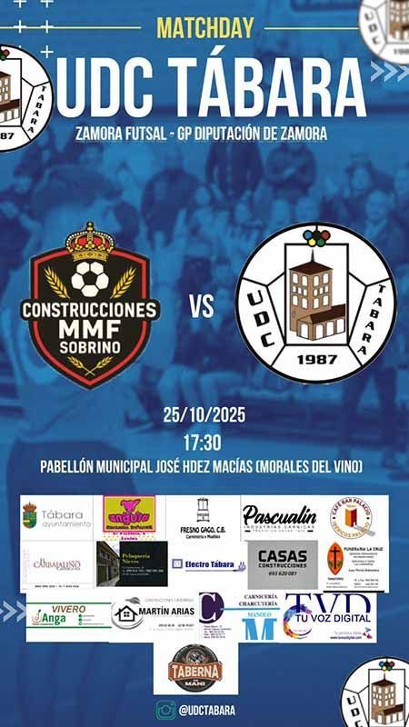 El UDC Tábara visita al Construcciones MMF en un duelo clave por los tres puntos 1