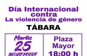 Tábara se une contra la violencia de género en un emotivo acto en la Plaza Mayor