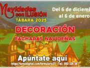 Tábara invita a sus vecinos a iluminar el pueblo con la decoración navideña de fachadas