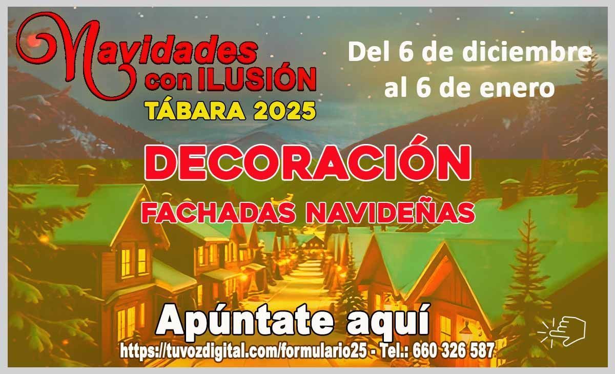 Tábara invita a sus vecinos a iluminar el pueblo con la decoración navideña de fachadas 1