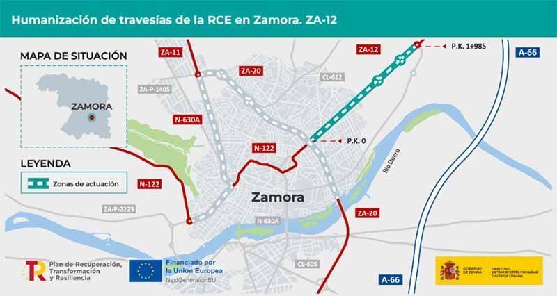 Transportes finaliza las obras de adecuación a peatones y bicis de la Avenida Requejo, en la ciudad de Zamora, con una inversión de 7,8 millones de euros 1