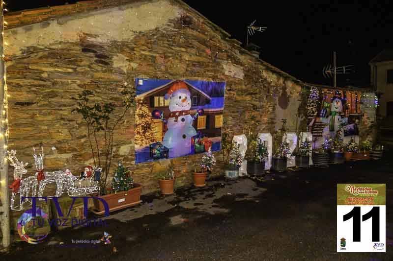 La Iluminación de Fachadas Navideñas llena de magia “Navidades con Ilusión” en Tábara 39