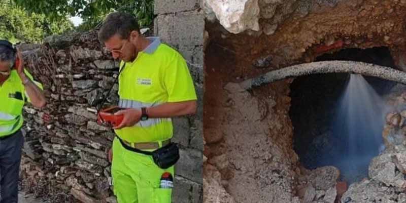 El geófono de la Diputación realiza 232 actuaciones en la provincia en 2025 y detecta 371 fugas de agua 1