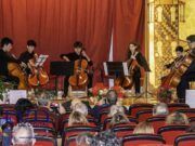 El Conservatorio “Miguel Manzano” lleva la magia de la Navidad a Tábara con un emotivo concierto de violonchelos