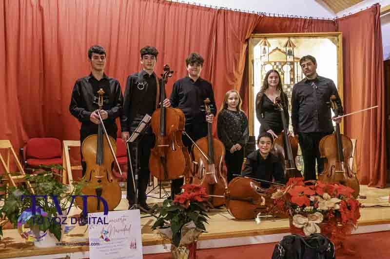 El Conservatorio “Miguel Manzano” lleva la magia de la Navidad a Tábara con un emotivo concierto de violonchelos 19