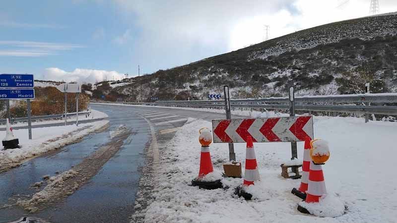 Aviso amarillo por nieve y viento en Sanabria y la provincia de Zamora 1