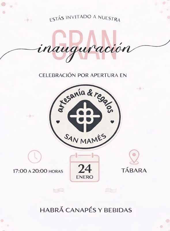 Tábara suma vida al comercio local con la apertura de la nueva tienda de artesanía y regalos “San Mamés” 1