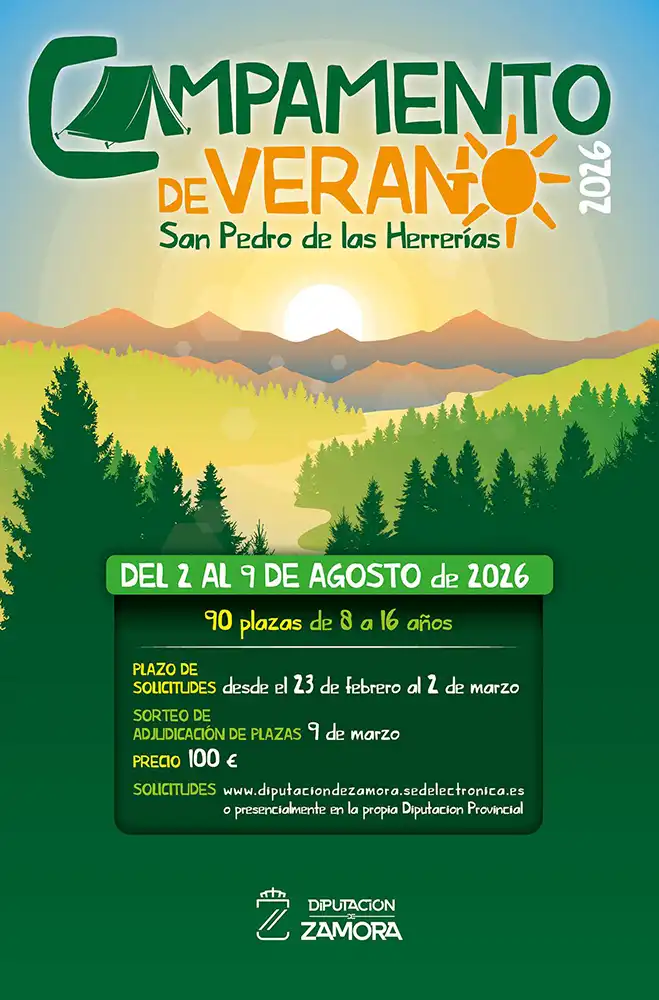 Abierto el plazo para inscribirse en el Campamento de San Pedro de las Herrerías para niños de 8 a 16 años 1 Abierto el plazo para inscribirse en el Campamento de San Pedro de las Herrerías para niños de 8 a 16 años