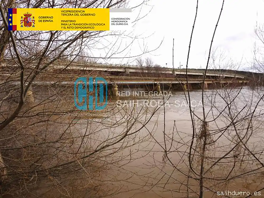 Alerta por crecidas en varios ríos de Zamora 1