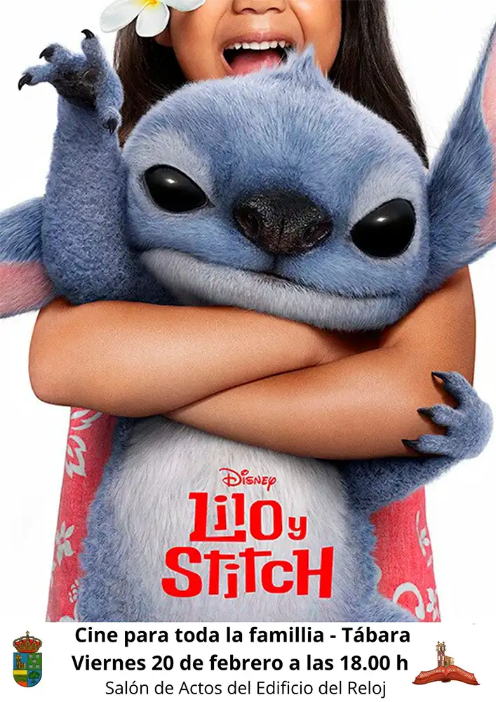 Disfruta de una tarde mágica en Tábara con la proyección de Lilo y Stitch para toda la familia