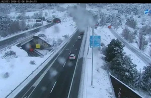 Nieve en Sanabria: carreteras del Estado en nivel verde, pero con avisos hidrológicos activos