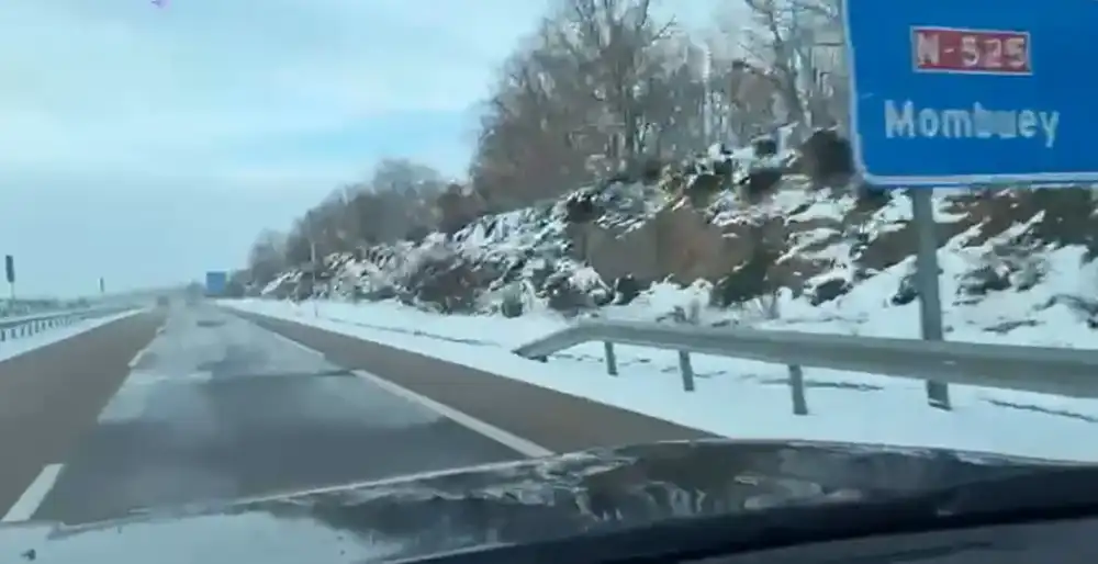 Precaución en Zamora ante la borrasca Leonardo: riesgo de nieve en la A-52 y posibles cortes por lluvias 1