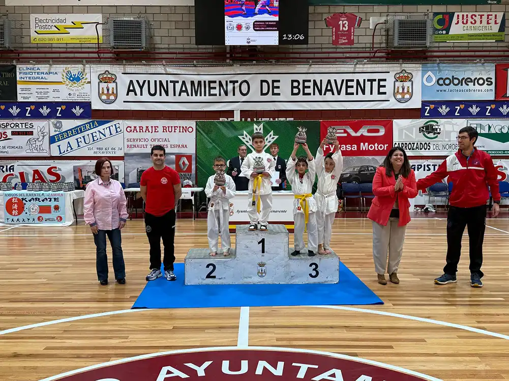 III Campeonato Ciudad de Benavente: gran jornada de kárate con 140 competidores