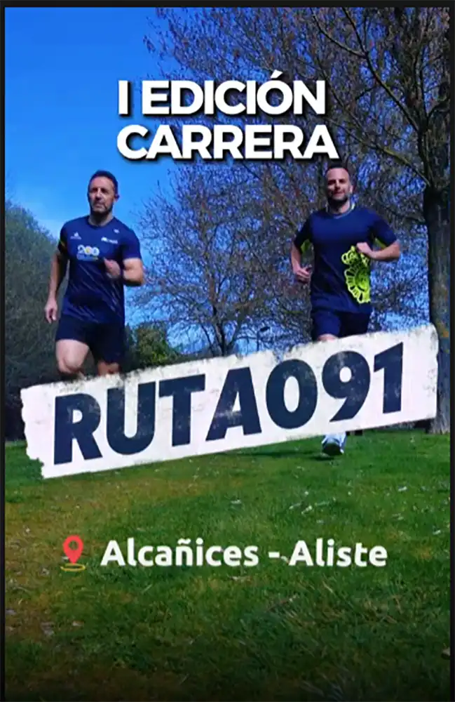 La Policía Nacional anuncia la carrera solidaria Ruta 091 “Alcañices/Aliste” en un video promocional
