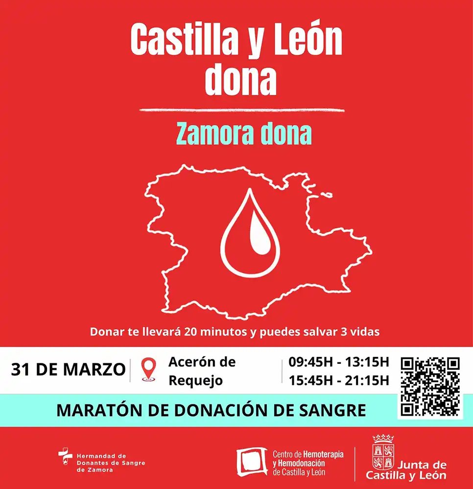 Zamora acoge un maratón de donación de sangre para garantizar reservas antes de Semana Santa
