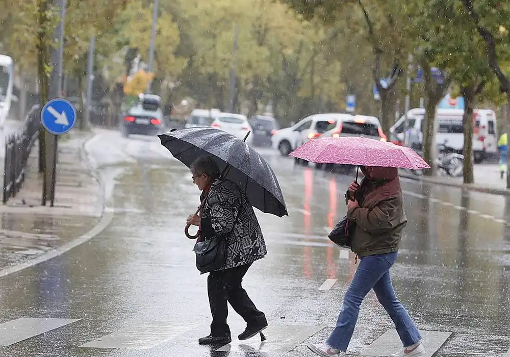 La AEMET activa aviso amarillo por lluvias, tormentas y vientos en Castilla y León