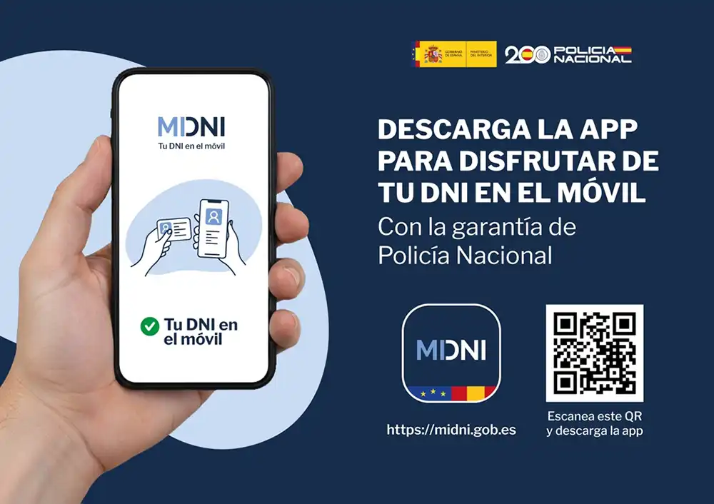 La aplicación MiDNI permite a los ciudadanos identificarse con la garantía de la Policía Nacional