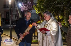 Tábara celebró anoche la solemne Vigilia Pascual en una noche de luz y esperanza