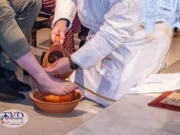 Tábara revive la esencia del Jueves Santo con el rito del lavatorio y el inicio del Triduo Pascual Tábara revive la esencia del Jueves Santo con el rito del lavatorio y el inicio del Triduo Pascual