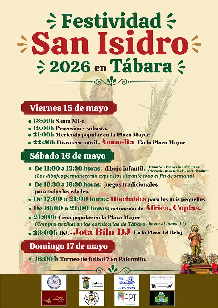Tábara se une para celebrar San Isidro con un fin de semana lleno de tradición y convivencia