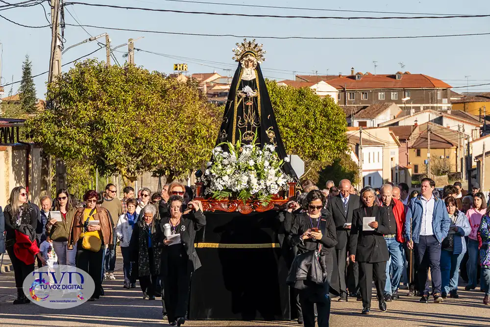 Tábara vive un Viernes Santo de devoción y tradición con sus procesiones más emblemáticas