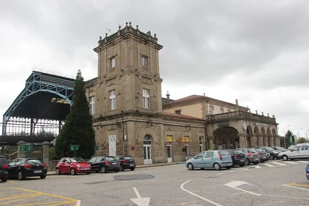 Estación de Santiago de Compostela, uno de los nodos clave del Corredor Atlántico.