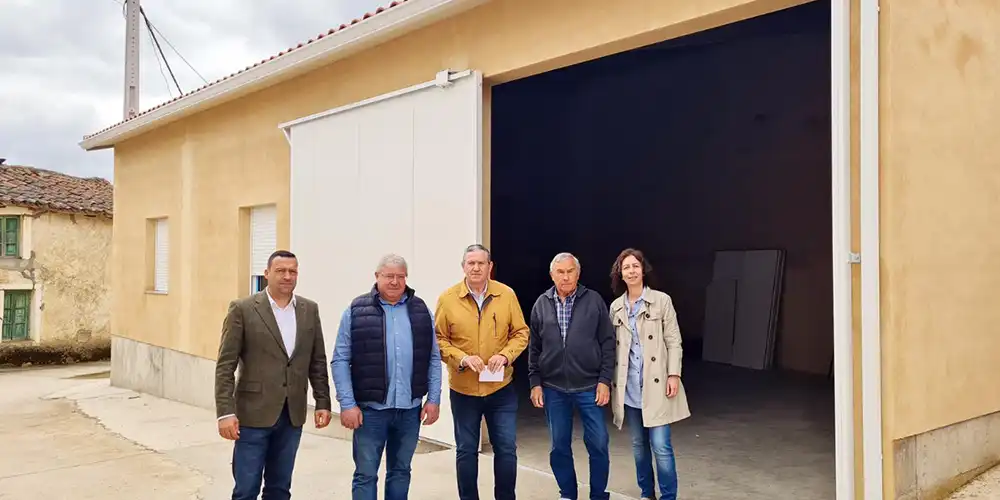 La Diputación de Zamora refuerza infraestructuras en Litos con nuevo almacén y sondeo de agua