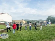 Tábara celebra la plantación del Mayo con los Quintos y la Asociación Cultural Magius