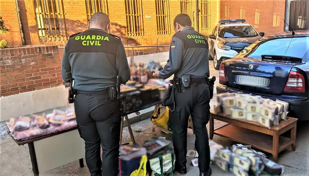 Investigadas dos personas en Zamora por receptación de alimentos y bebidas cuya procedencia no pudieron justificar