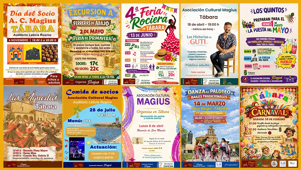 La Asociación Cultural Magius consolida su papel como motor cultural y social de Tábara con una intensa programación durante todo el año