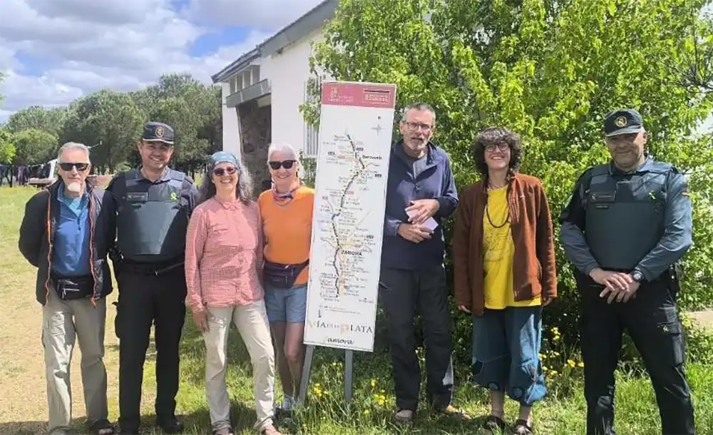 Más de 200 asistencias a peregrinos en un mes: la Guardia Civil refuerza la seguridad del Camino de Santiago en Zamora