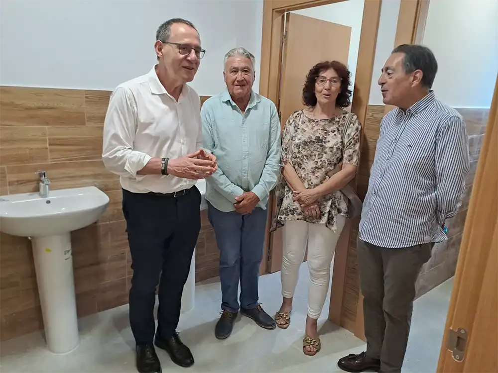 Avanzan las obras de renovación del edificio de Patrimonio Sindical de Bermillo de Sayago
