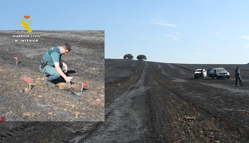 La Guardia Civil investiga a un agricultor por el incendio de Rábano de Aliste que ya ha afectado a unas 300 hectáreas