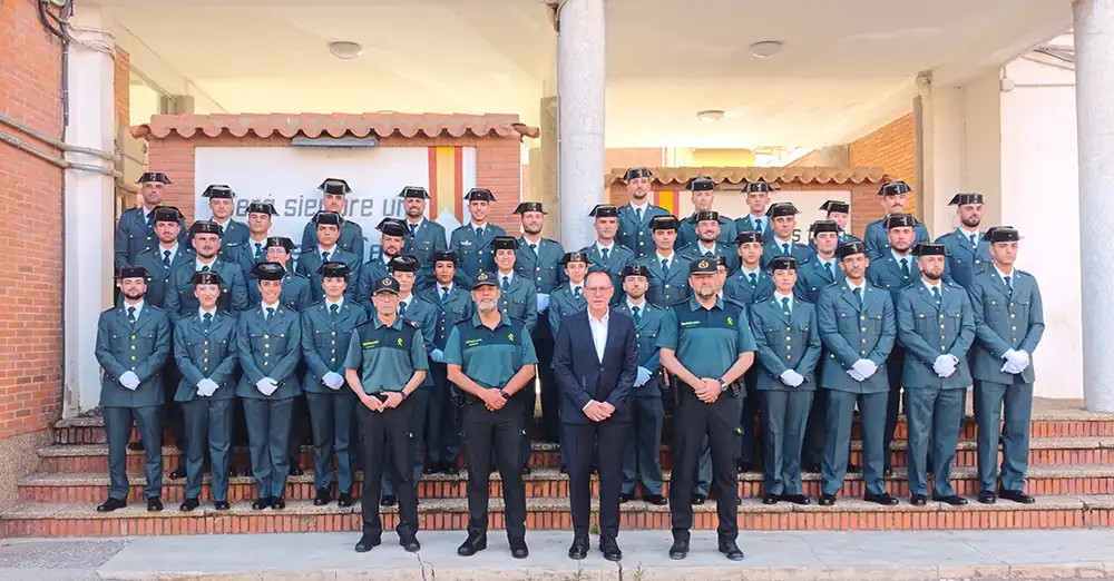 La Guardia Civil refuerza la seguridad en Zamora con la incorporación de 40 alumnos en prácticas, dos destinados a Tábara