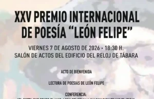 El Premio Internacional de Poesía “León Felipe” de Tábara celebra su 25.º aniversario con 551 poemarios de 17 países